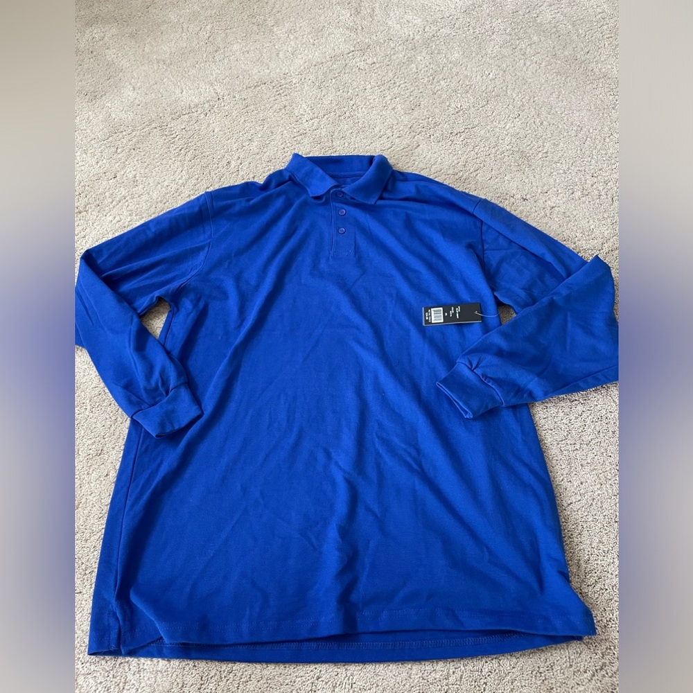 Galaxy men’s blue polo NWT size 2XL